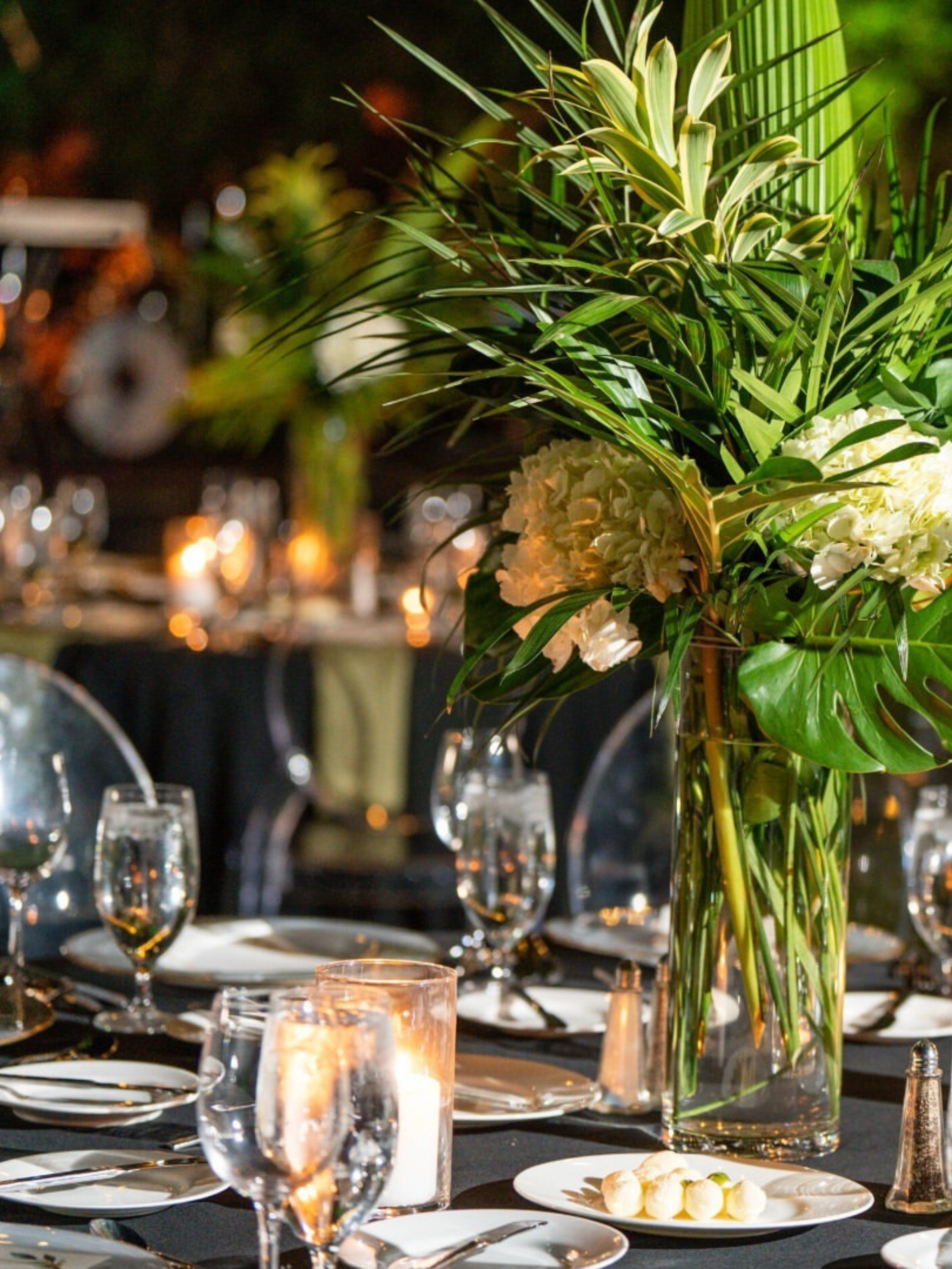 Elegant formal dinner event