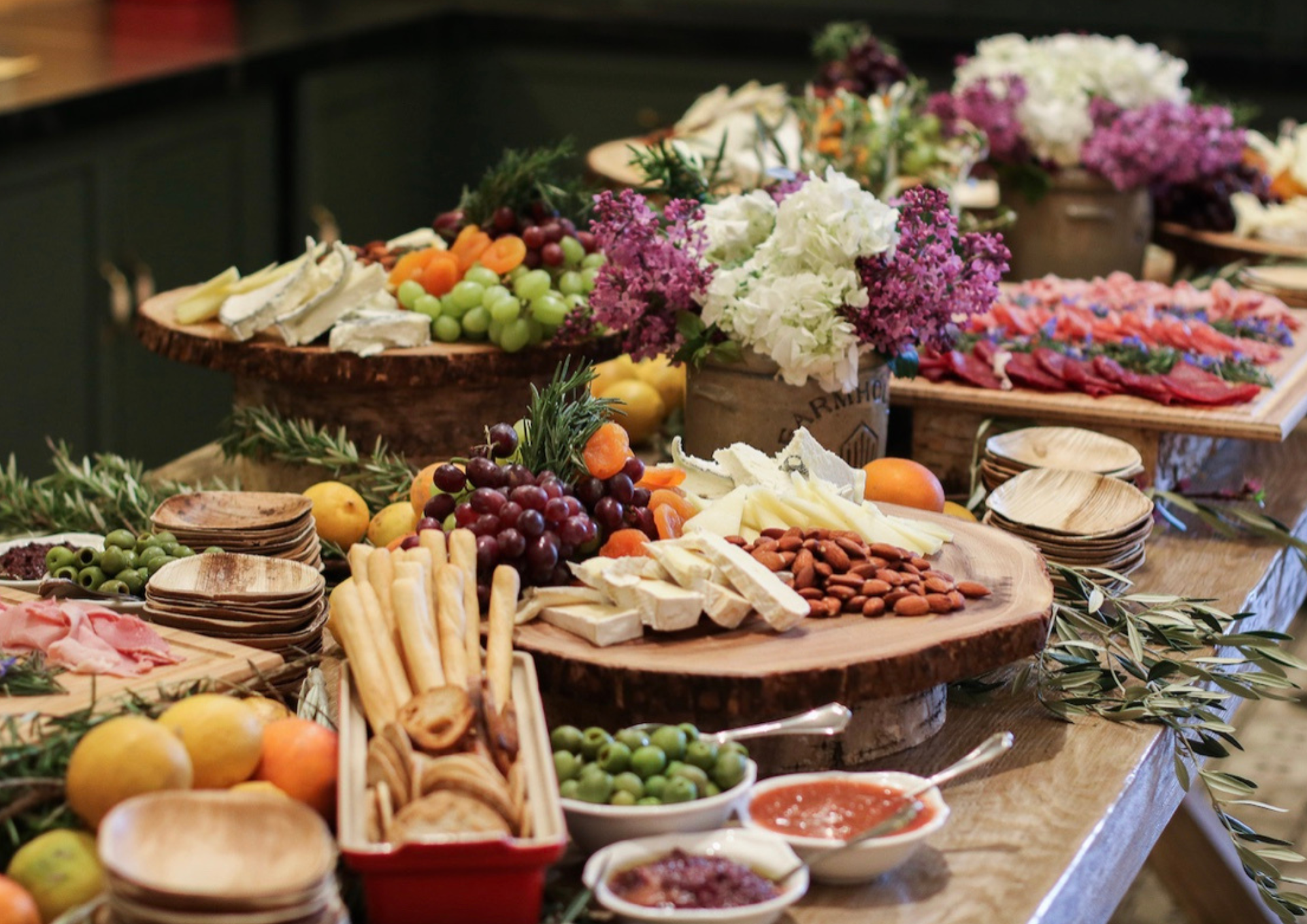 Farmhouse grazing event