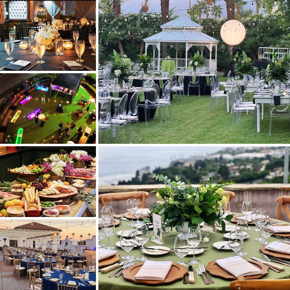 Corporate dinners, garden receptions, and grazing tables brought back on track