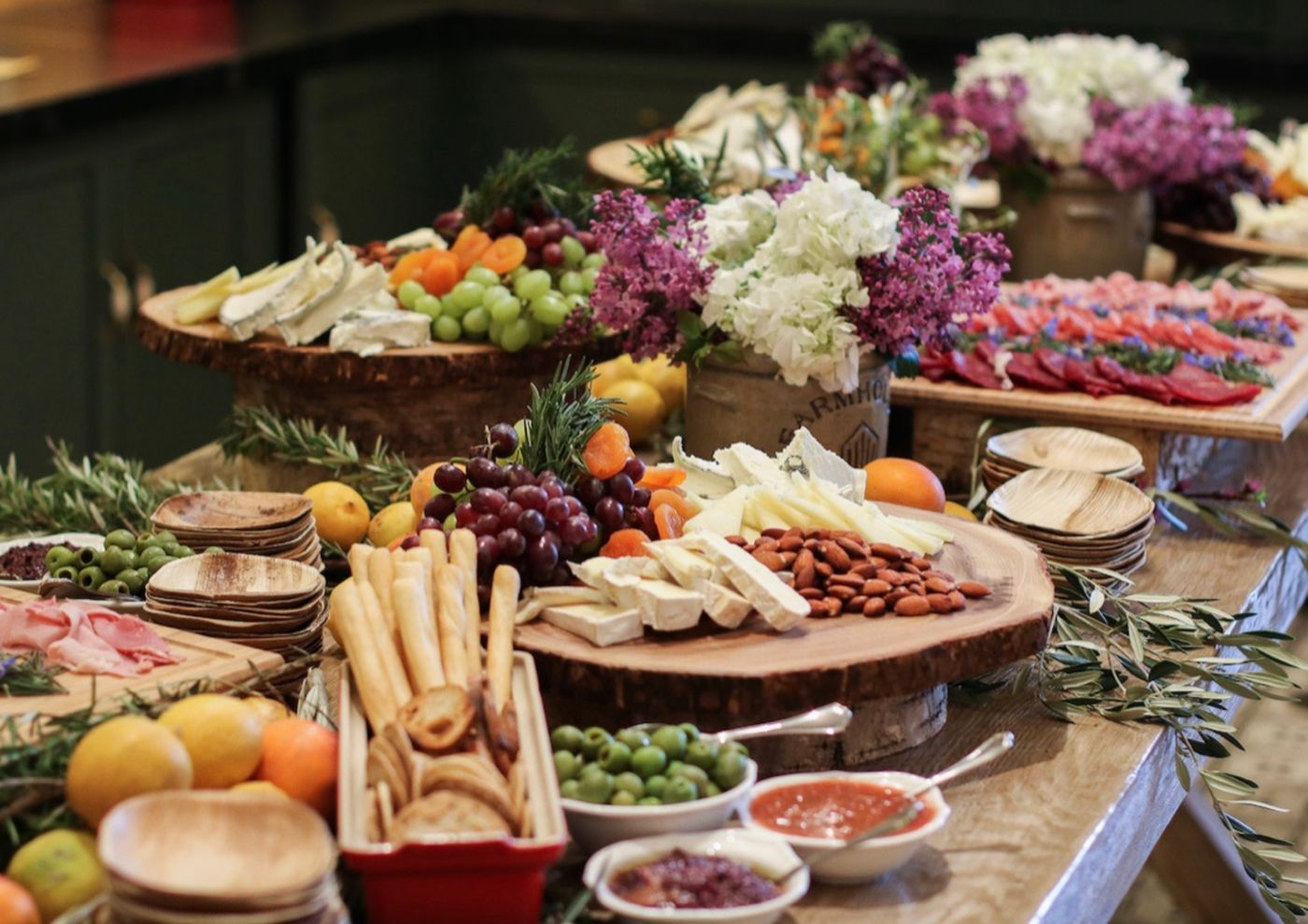 Farmhouse grazing event